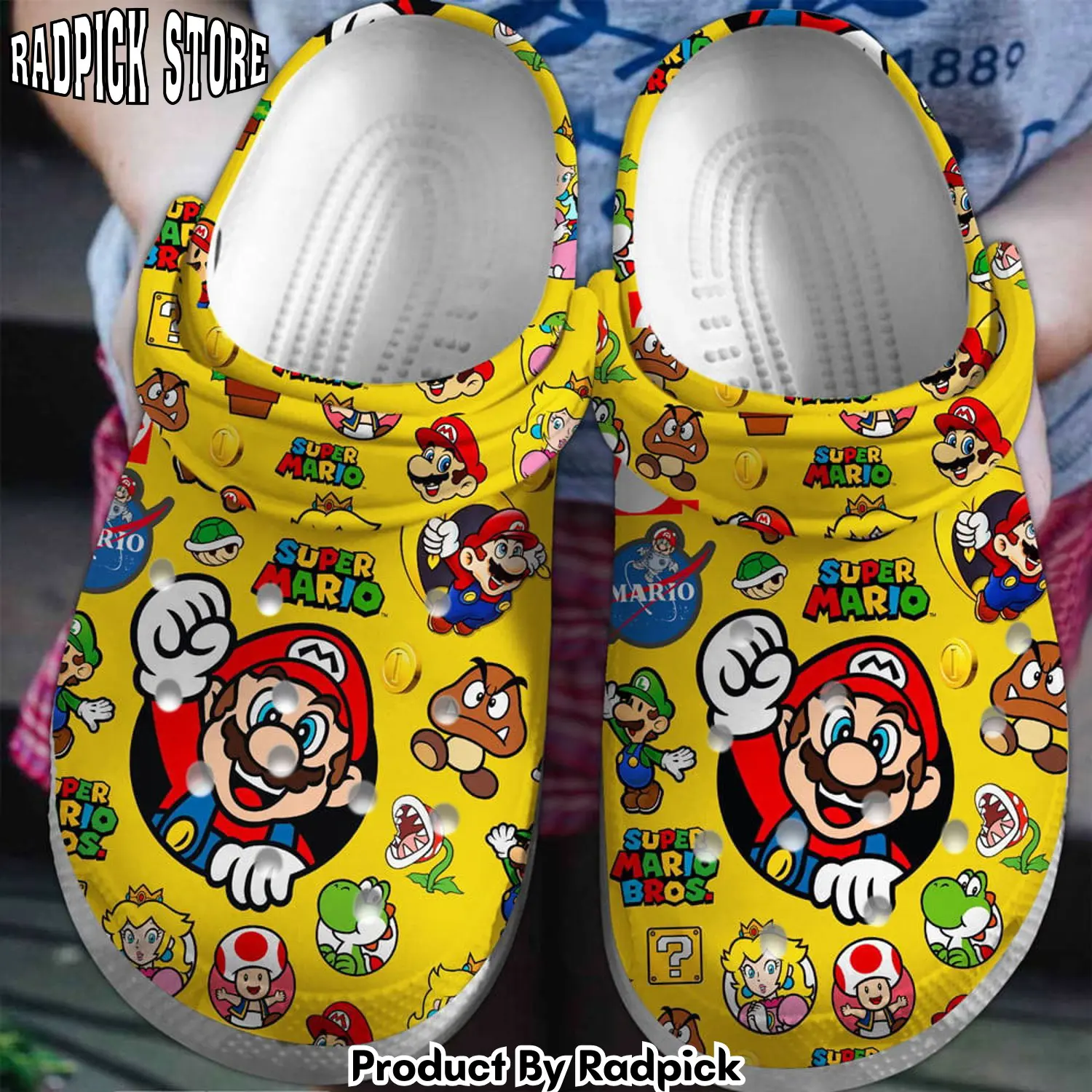 Radpick super mario game premium clogs shoes comfortable for men women qn2 rp6521049